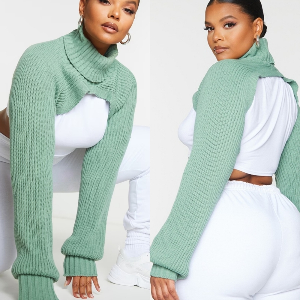 Pretty Little Thing Super Cropped Sweater
